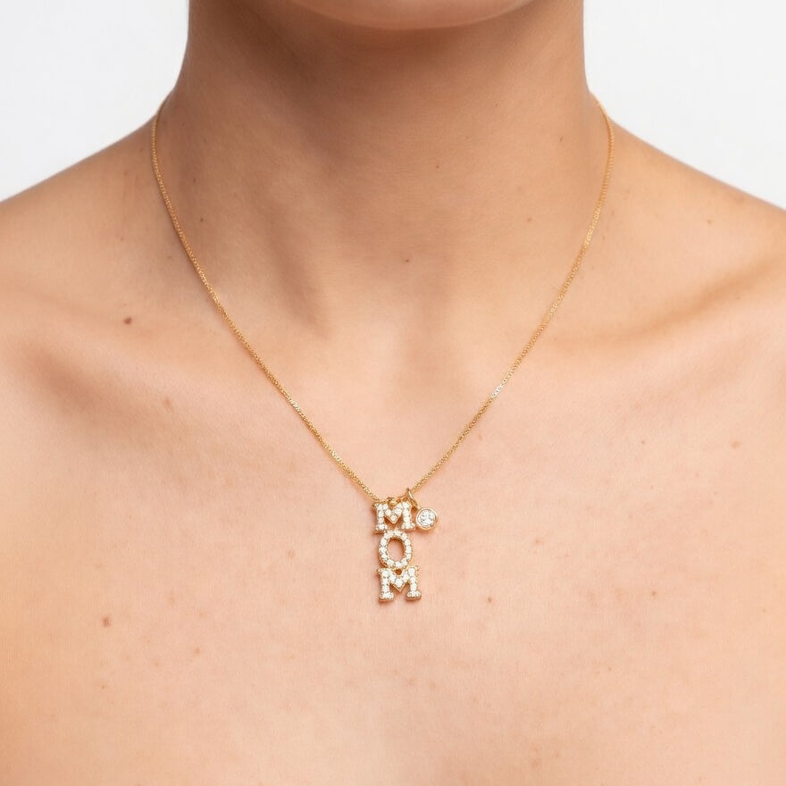 Mother’s Day Sparkling Letter Necklace