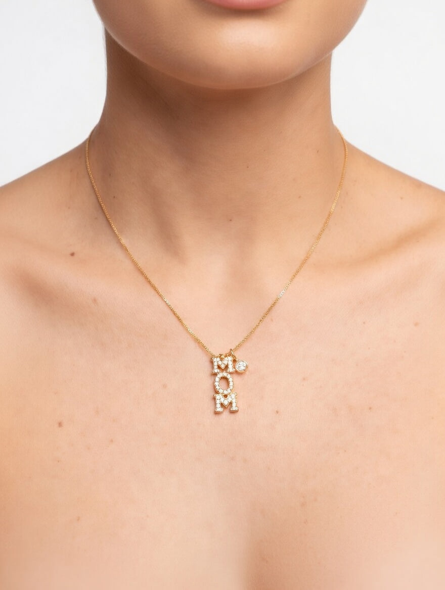 Mother’s Day Sparkling Letter Necklace