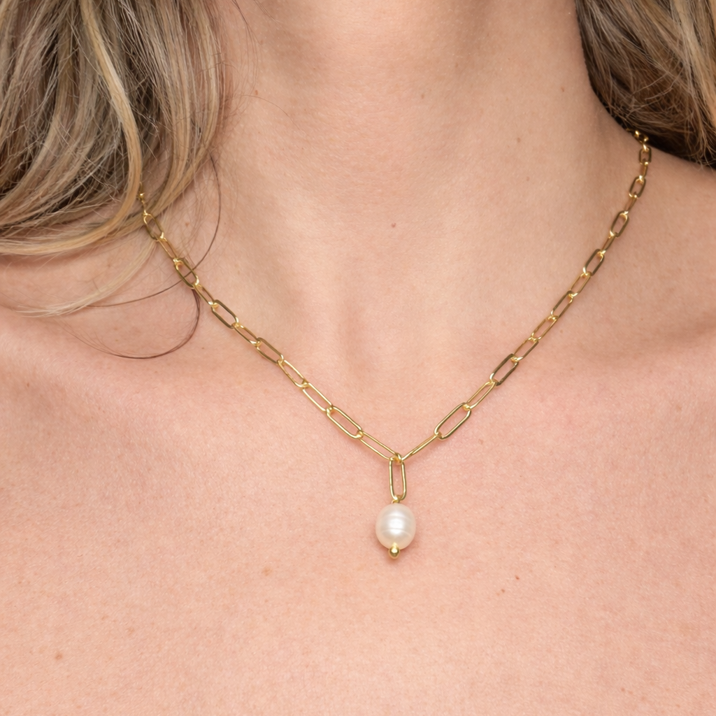 Link Chain Gold Necklace