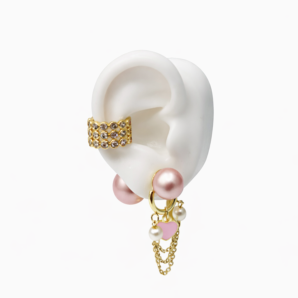 Luxe Halo Gold Ear Cuff