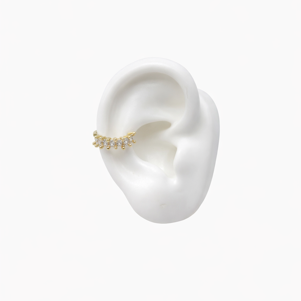 Luna Spark Gold  Ear Cuff