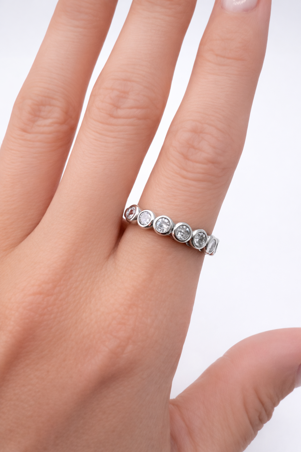 Classic Spark Silver Ring