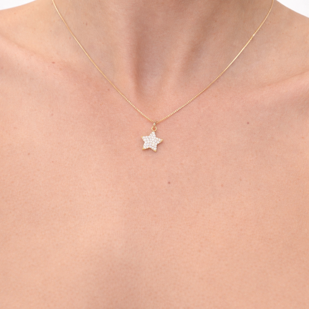 Stella Glow Gold Necklace