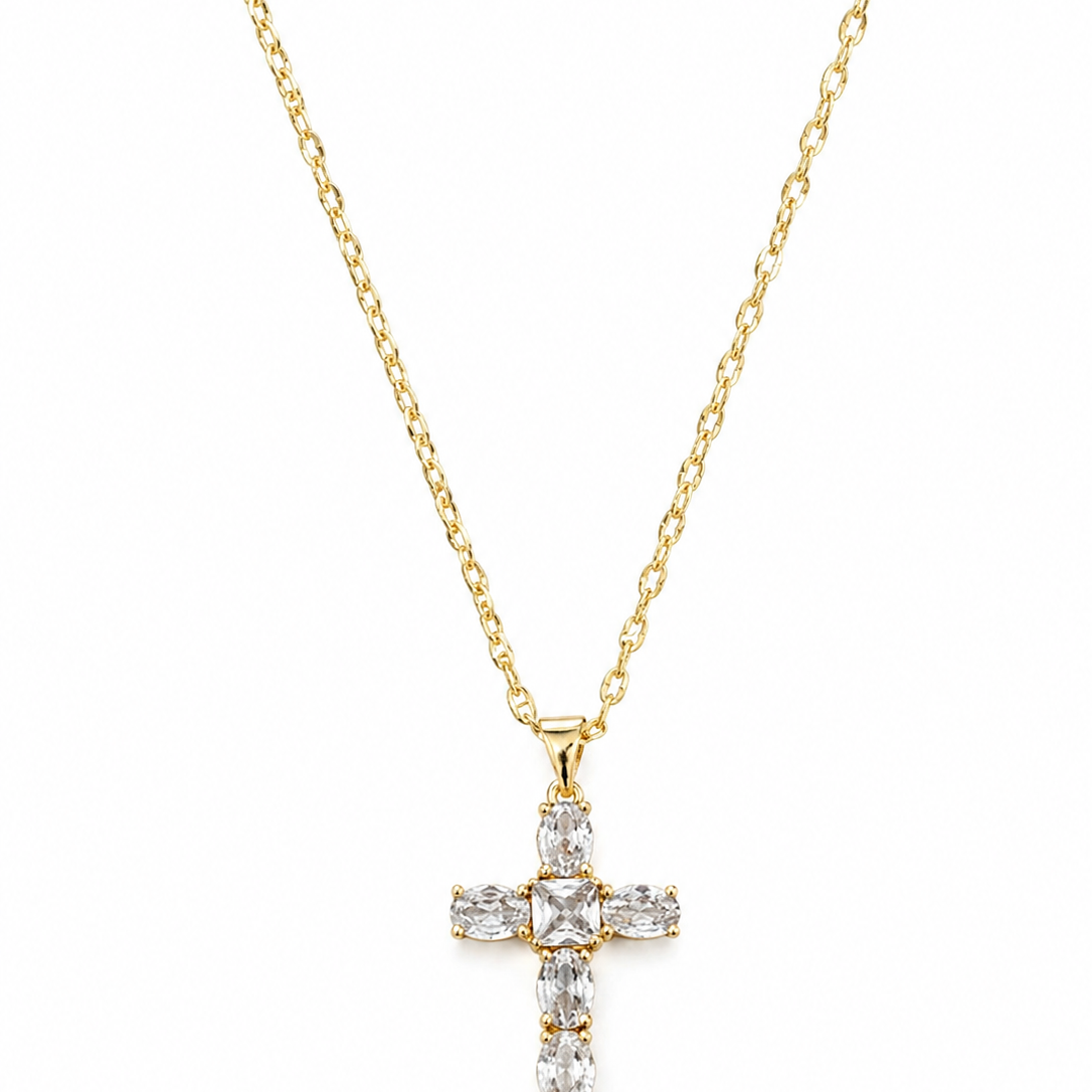 Royal Cross Glow Necklace
