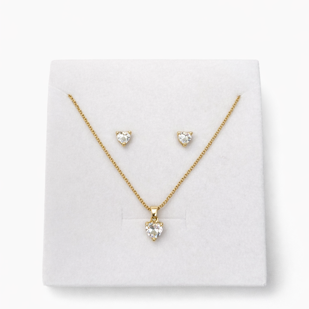 Heartlight Gold Jewelry Set
