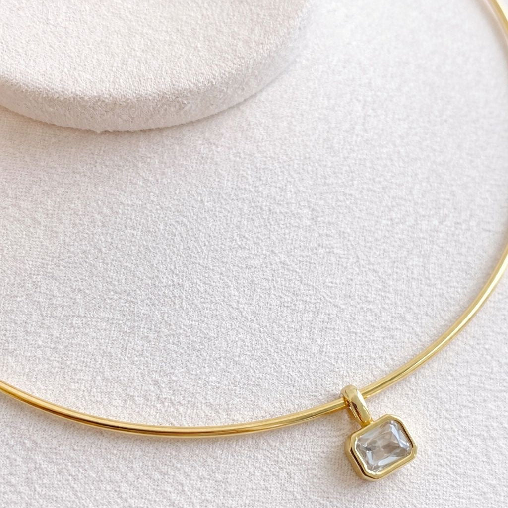 Classic Diamond Charm + Necklace