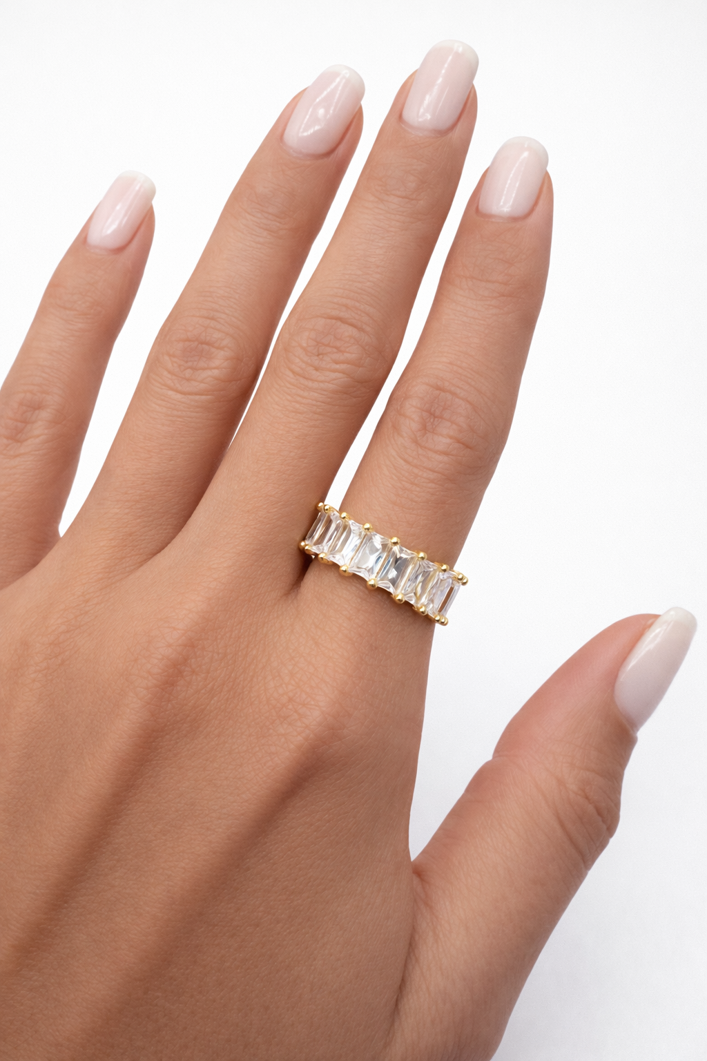 Starlight Crown Gold Ring