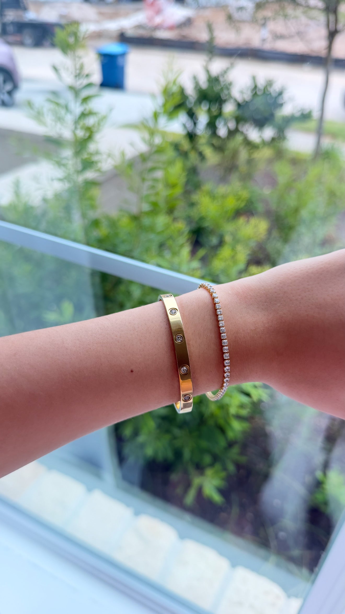 Crystal Bangle ~ Waterproof