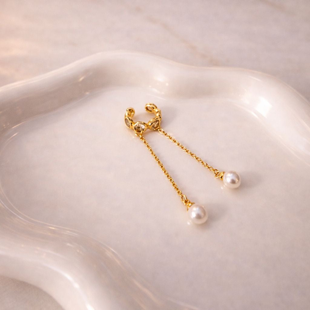Glow Drop Ear Cuff