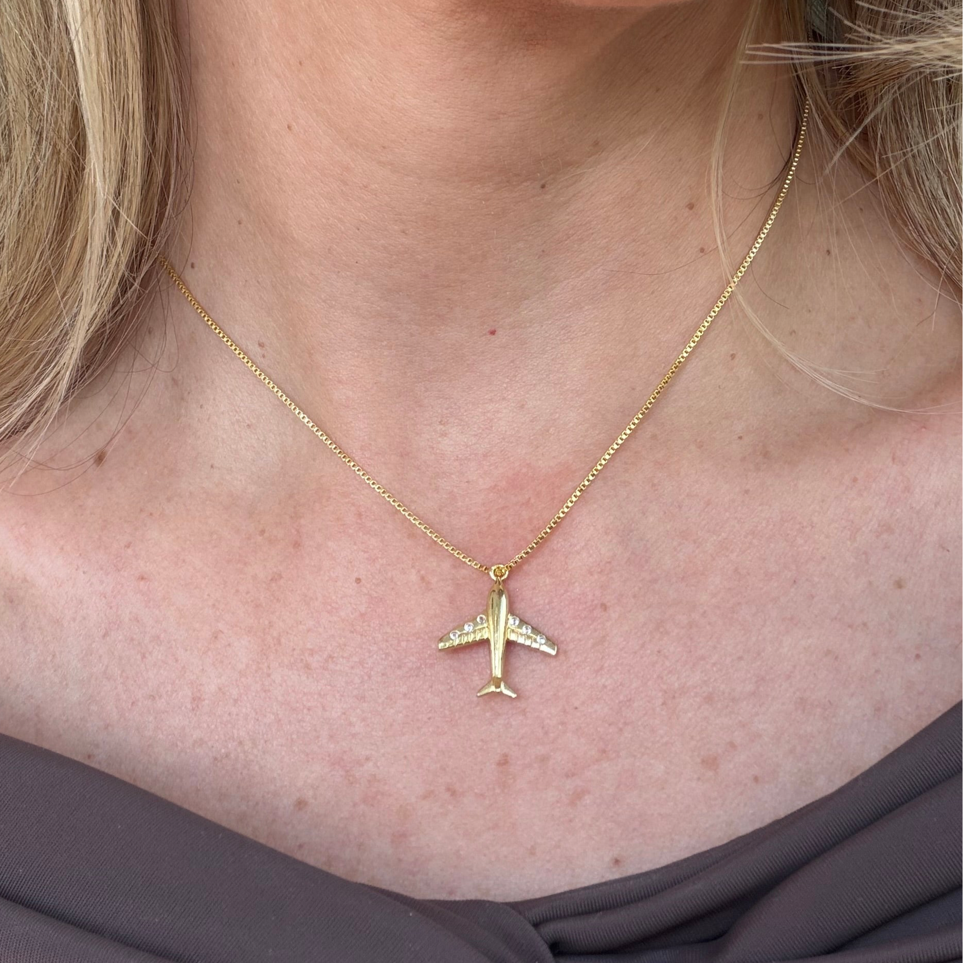 Wanderlust Airplane Charm