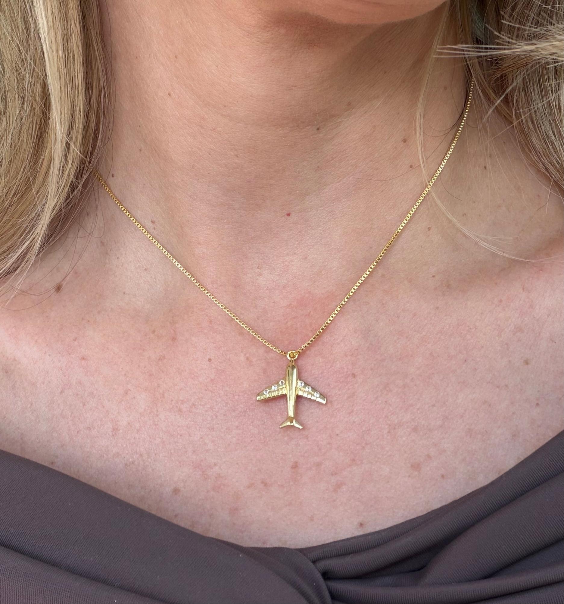 Wanderlust Airplane Charm