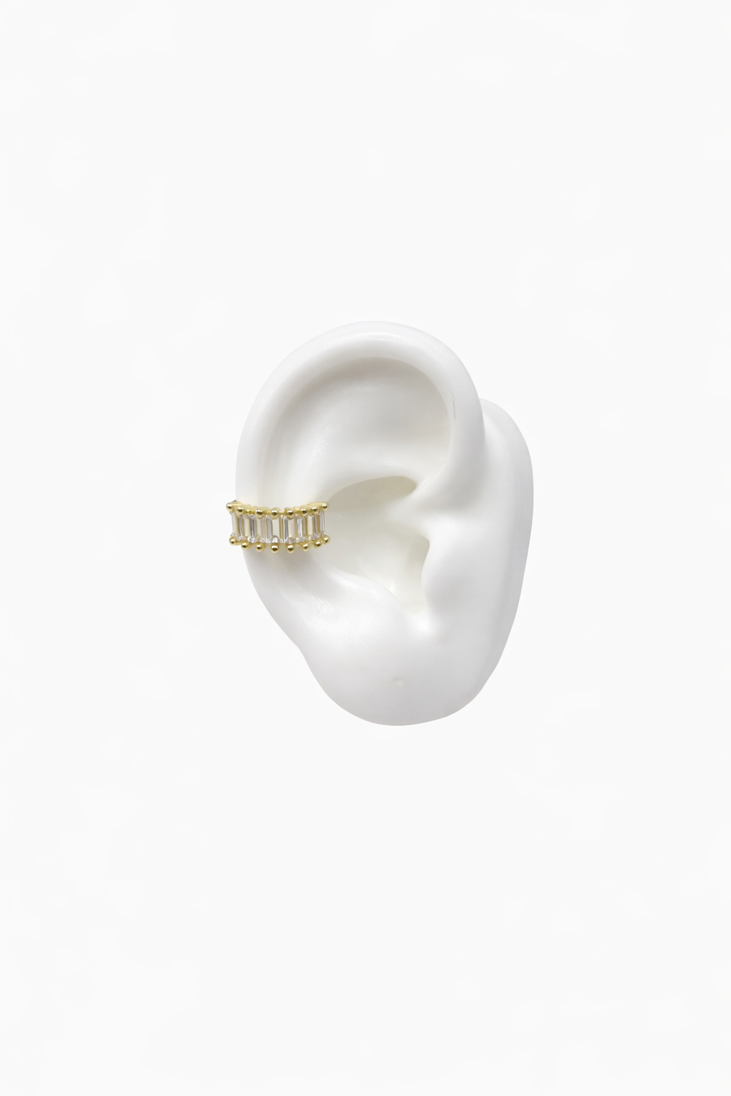 Radiant Arc Gold Ear Cuff