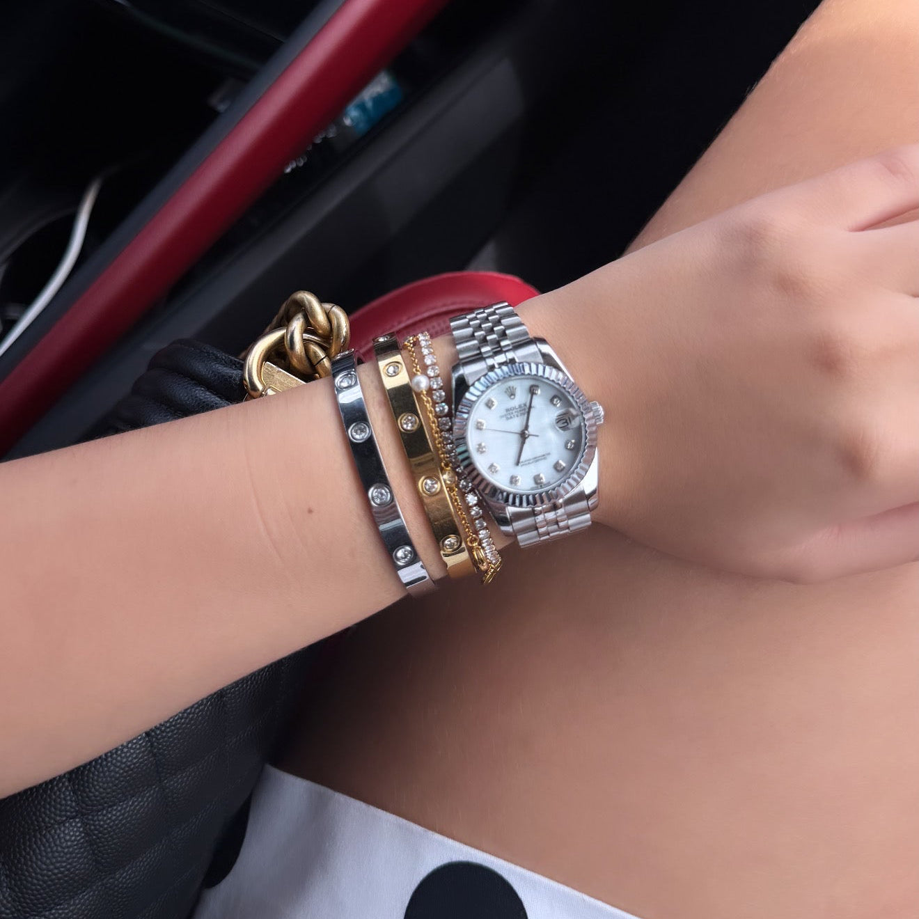 Crystal Bangle ~ Waterproof