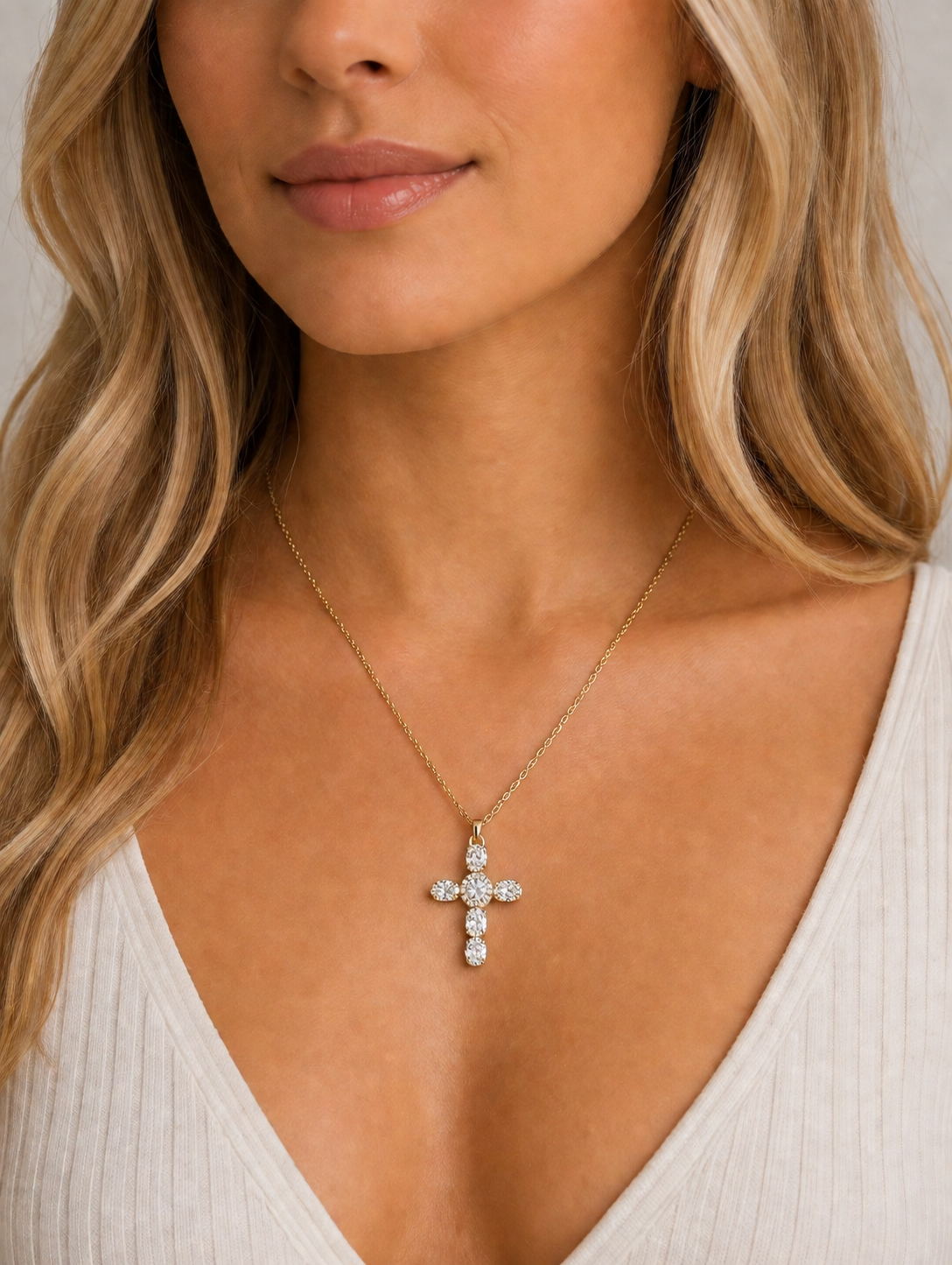 Eternal Cross Shine Necklace