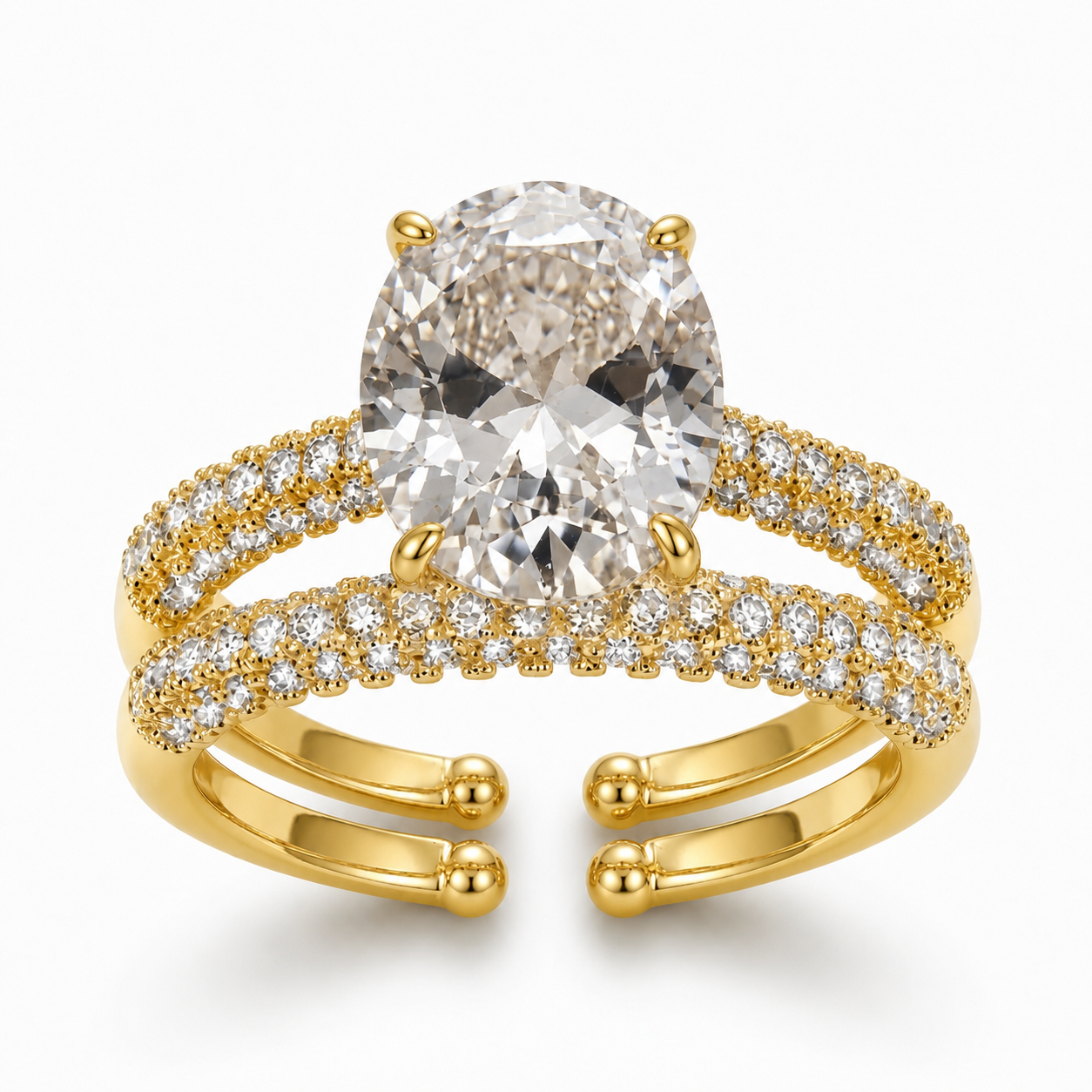 Radiant Stack Ring