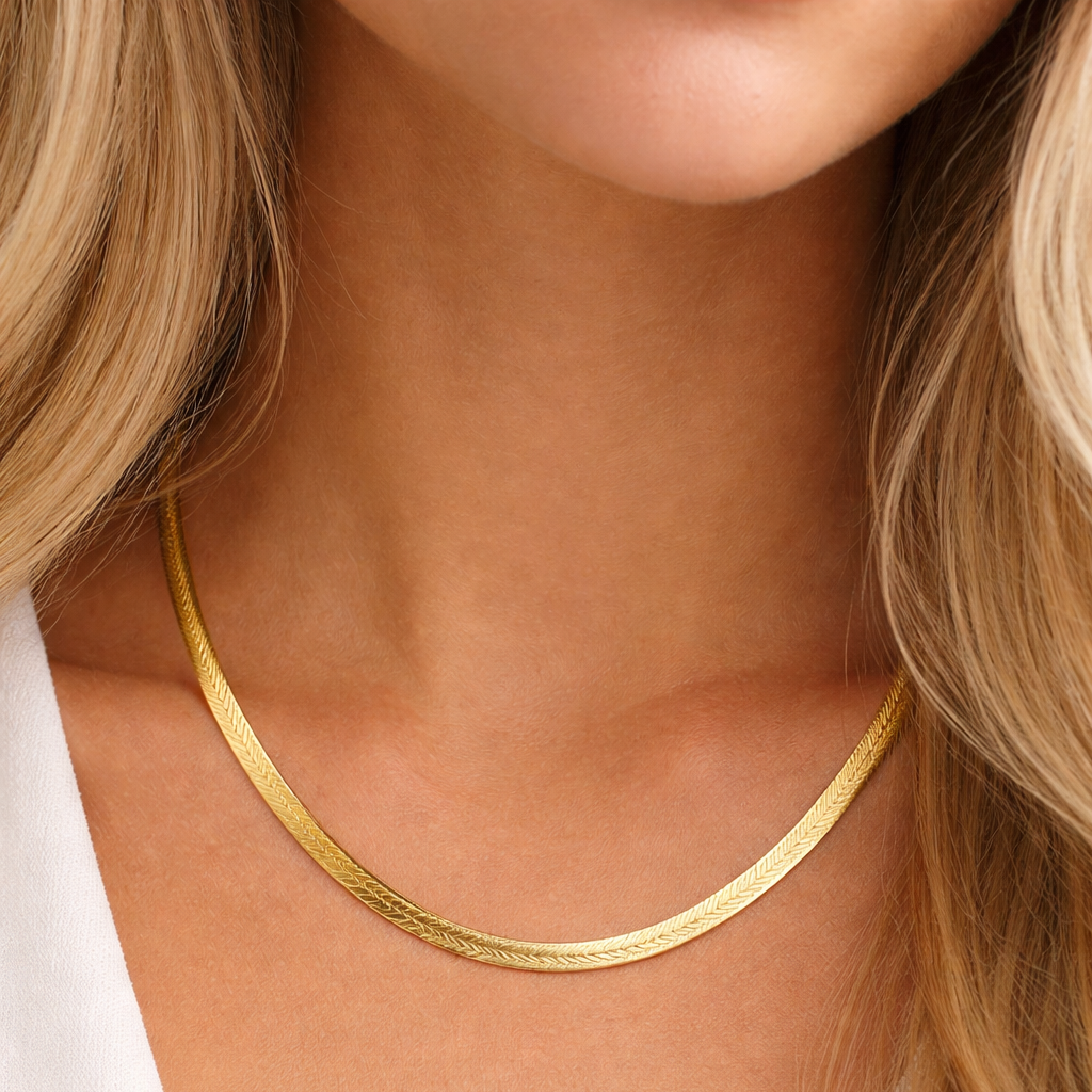 Golden Snake Choker