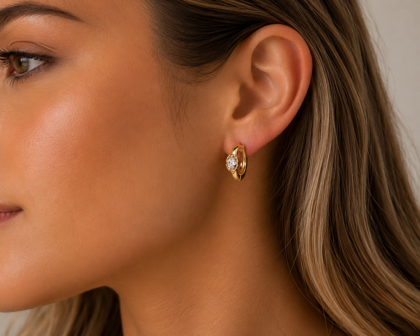 Crown Earring  Hoops
