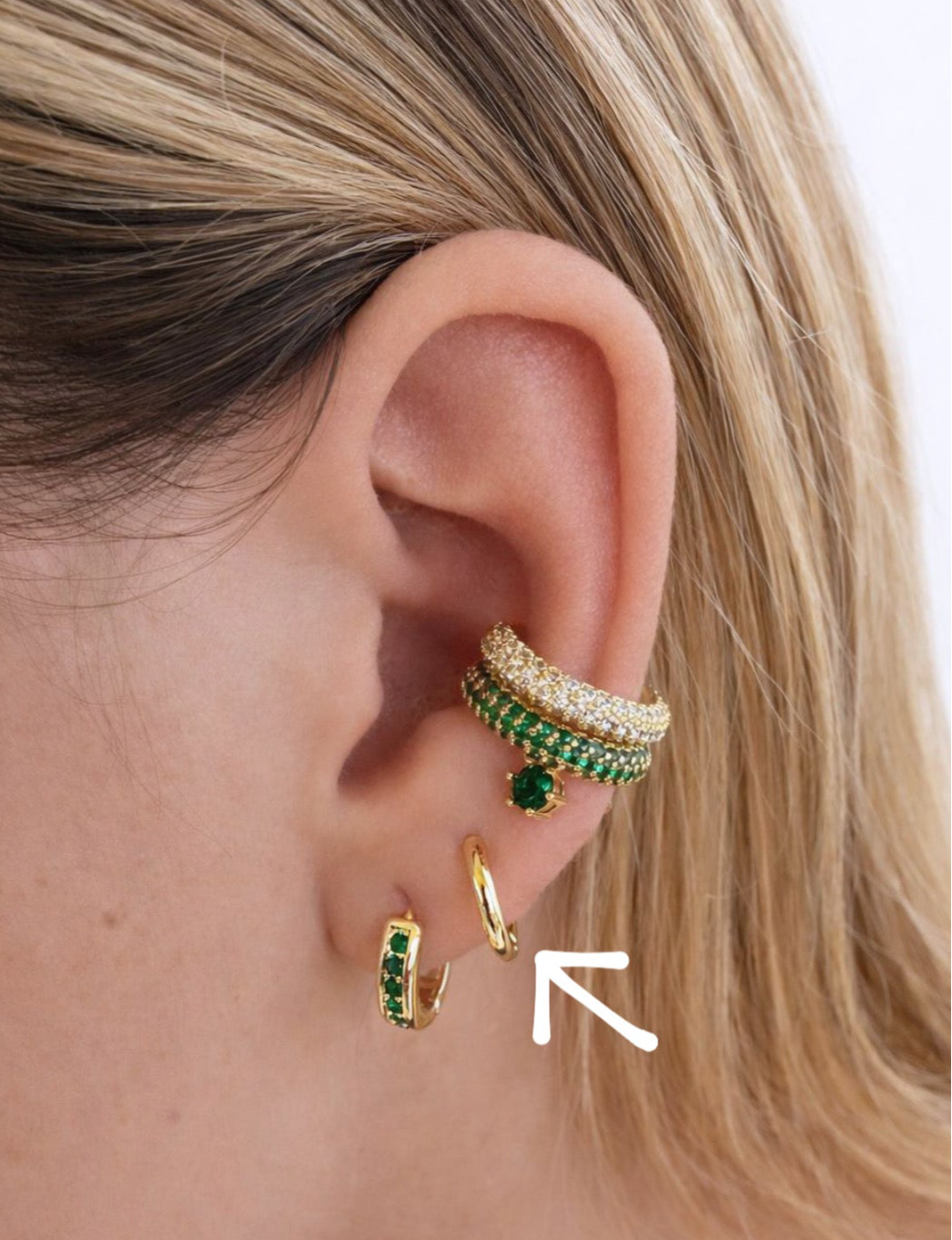 Mini Classic Gold Hoops