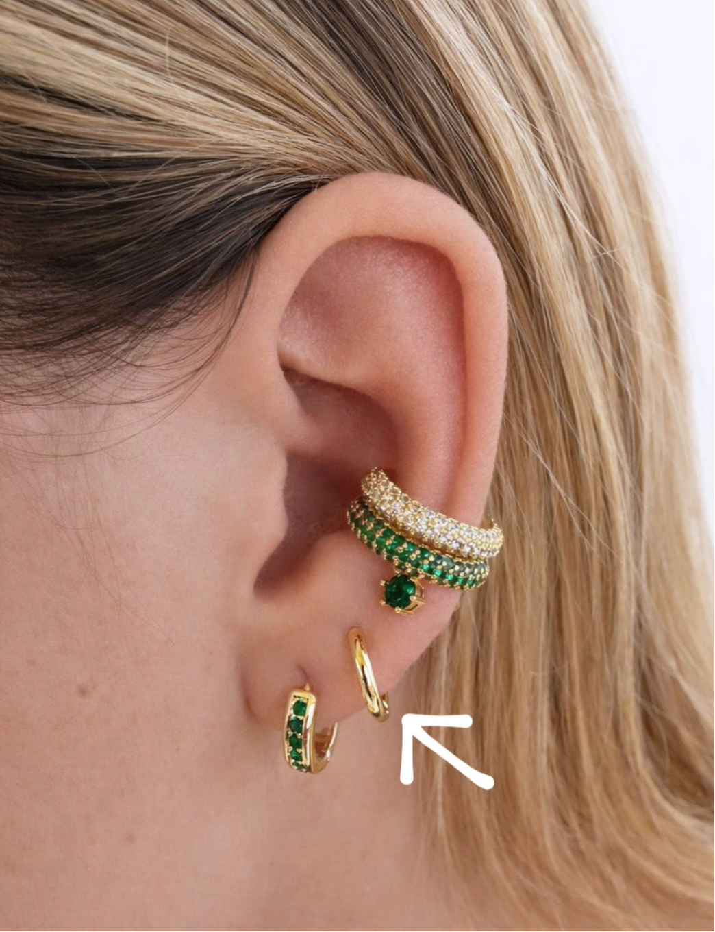 Mini Classic Gold Hoops