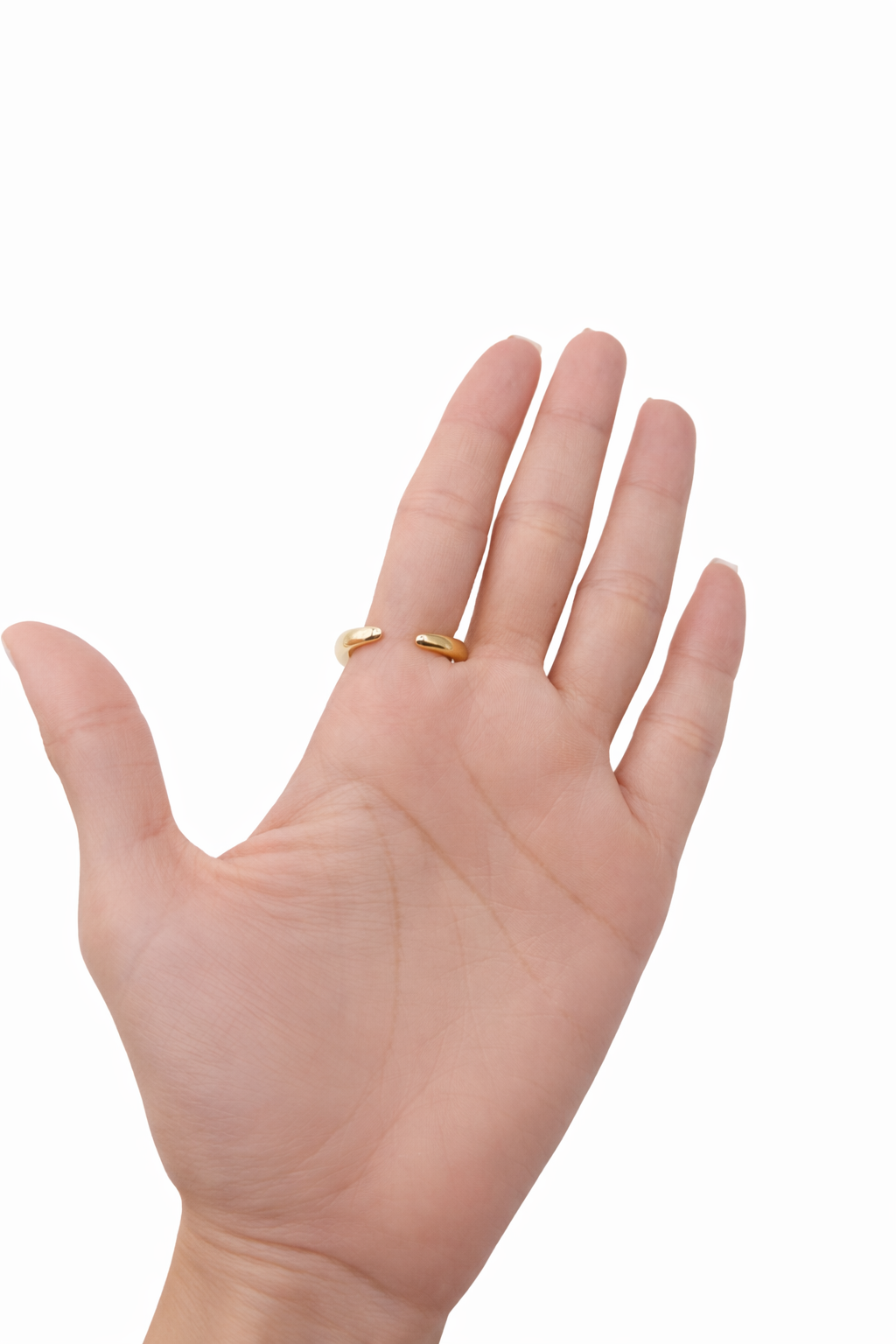 Sculpt Dome Gold Ring