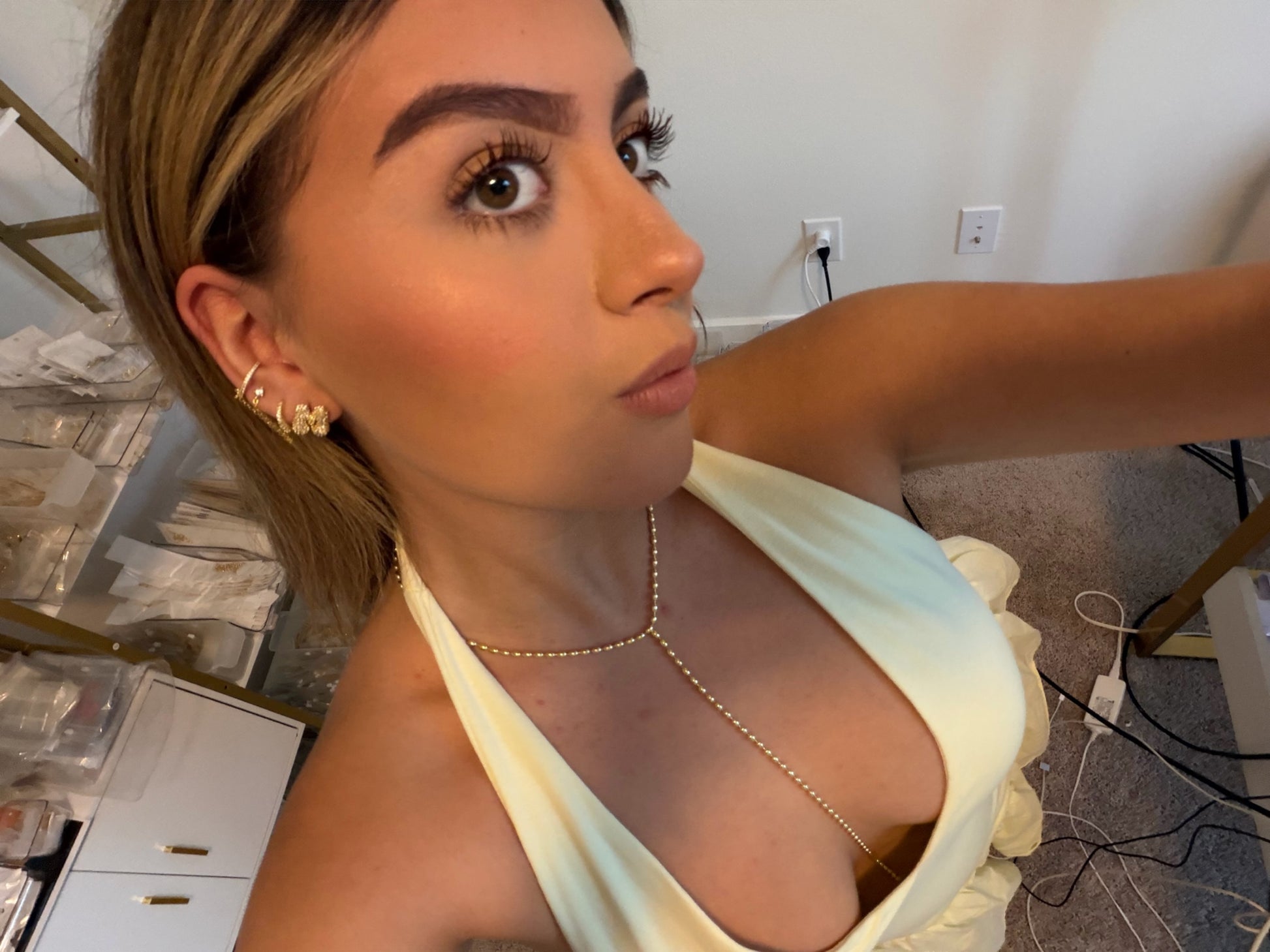 Celeste Drop Necklace Set