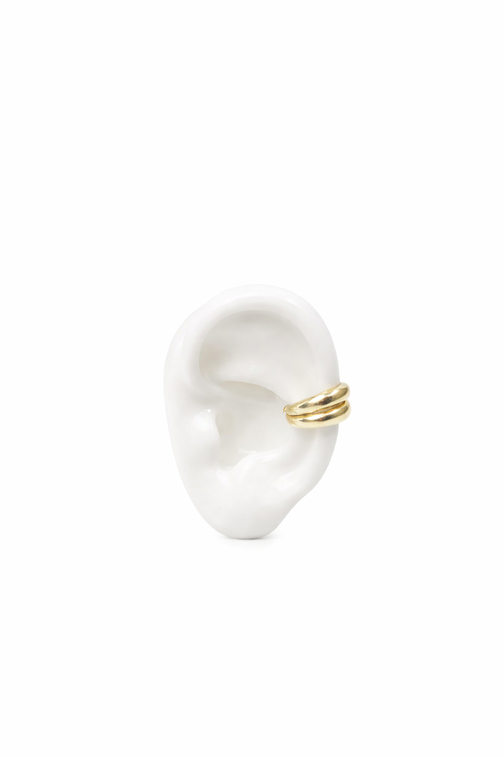 Double Shine Gold Ear Cuff