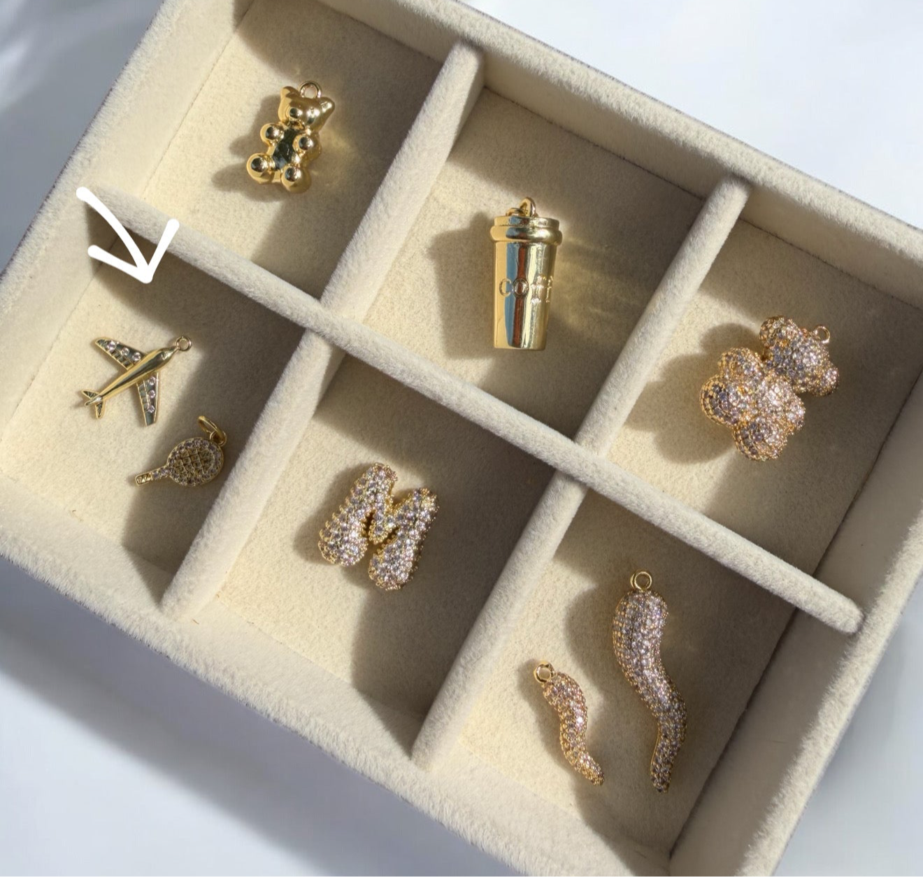 Wanderlust Airplane Charm