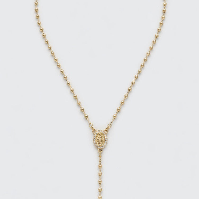 Golden Grace Rosary Necklace