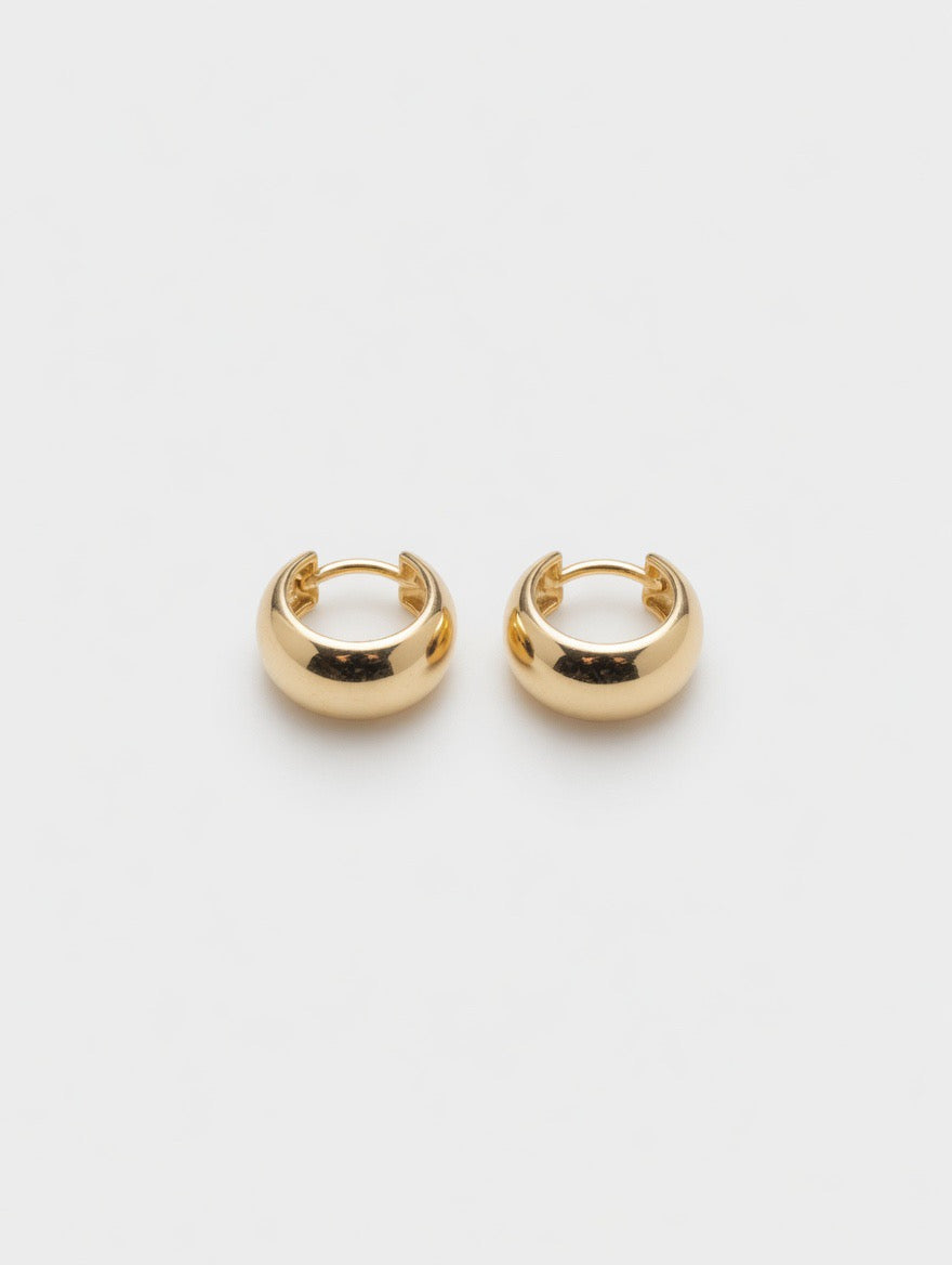 Gold Huggie Earrings