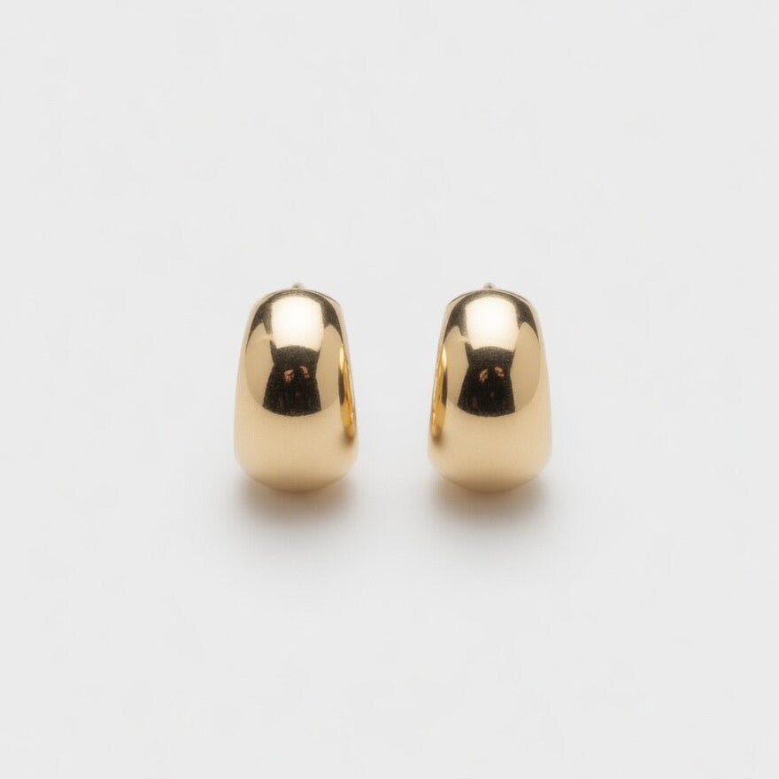 Gold Huggie Earrings