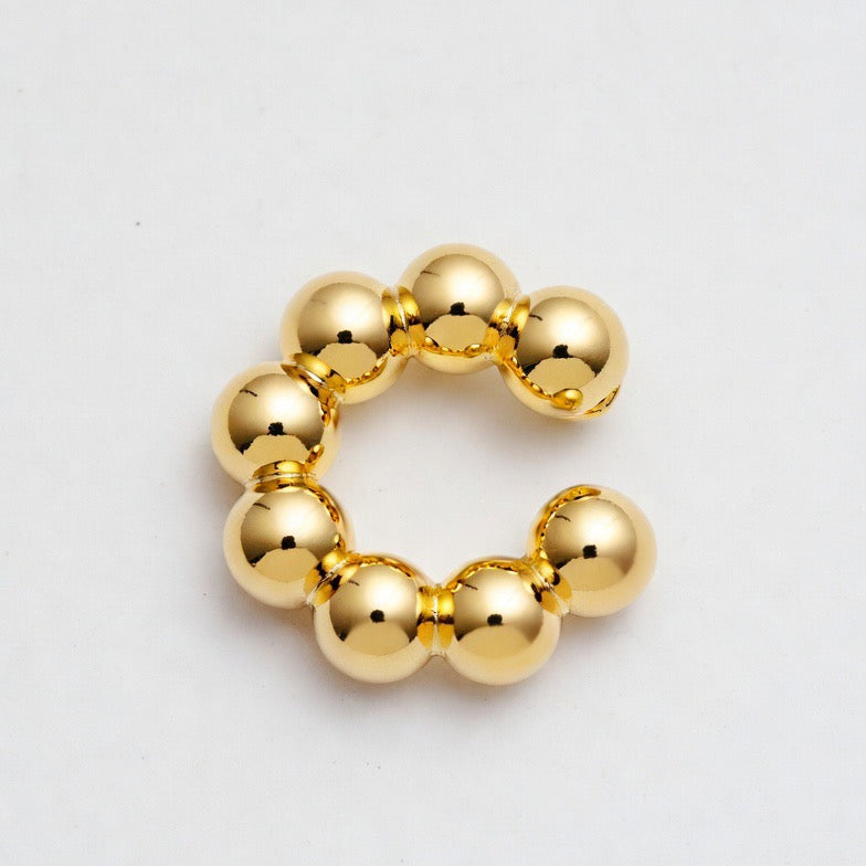 Golden Bubble Ear Cuff