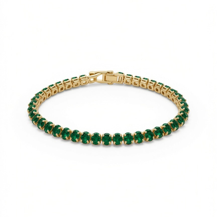 Emerald Tennis Bracelet