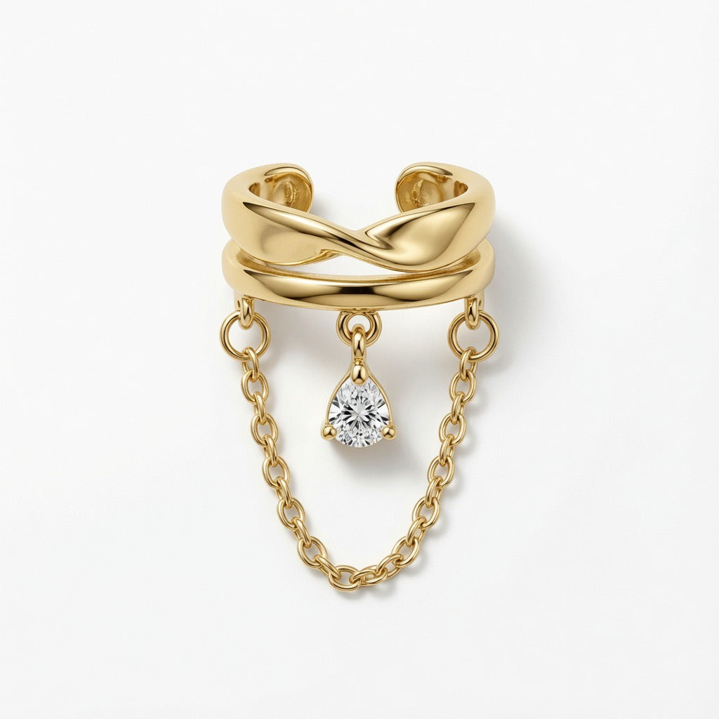 Amara Chain Ear Cuff