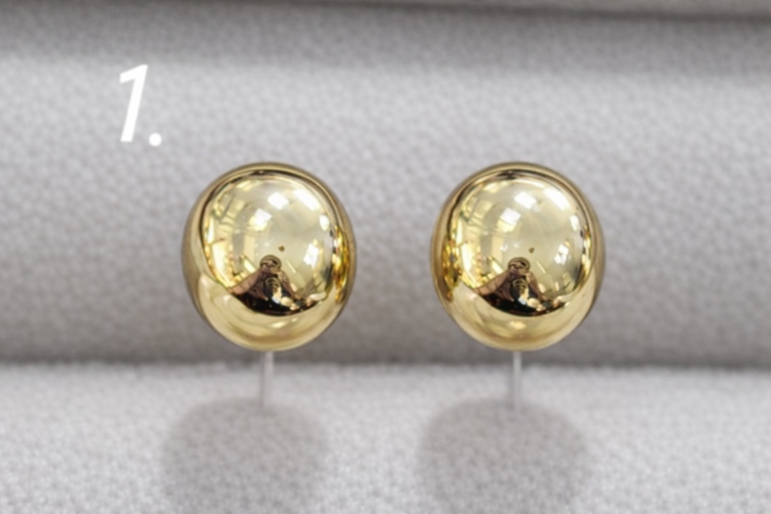 Balin Stud Gold Earrings