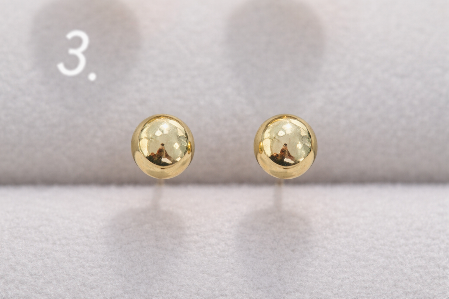 Balin Stud Gold Earrings