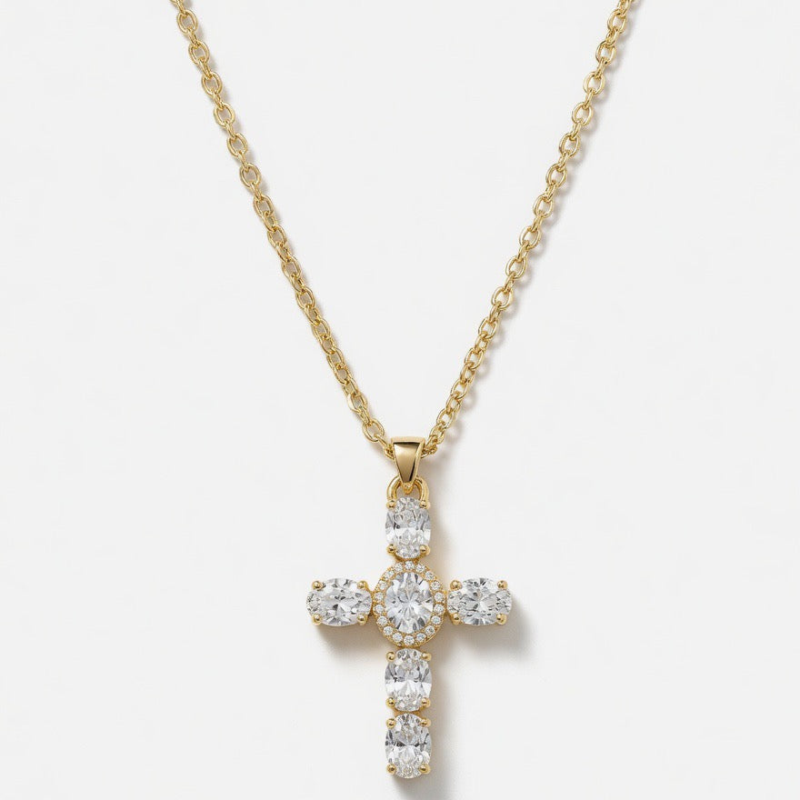 Eternal Cross Shine Necklace