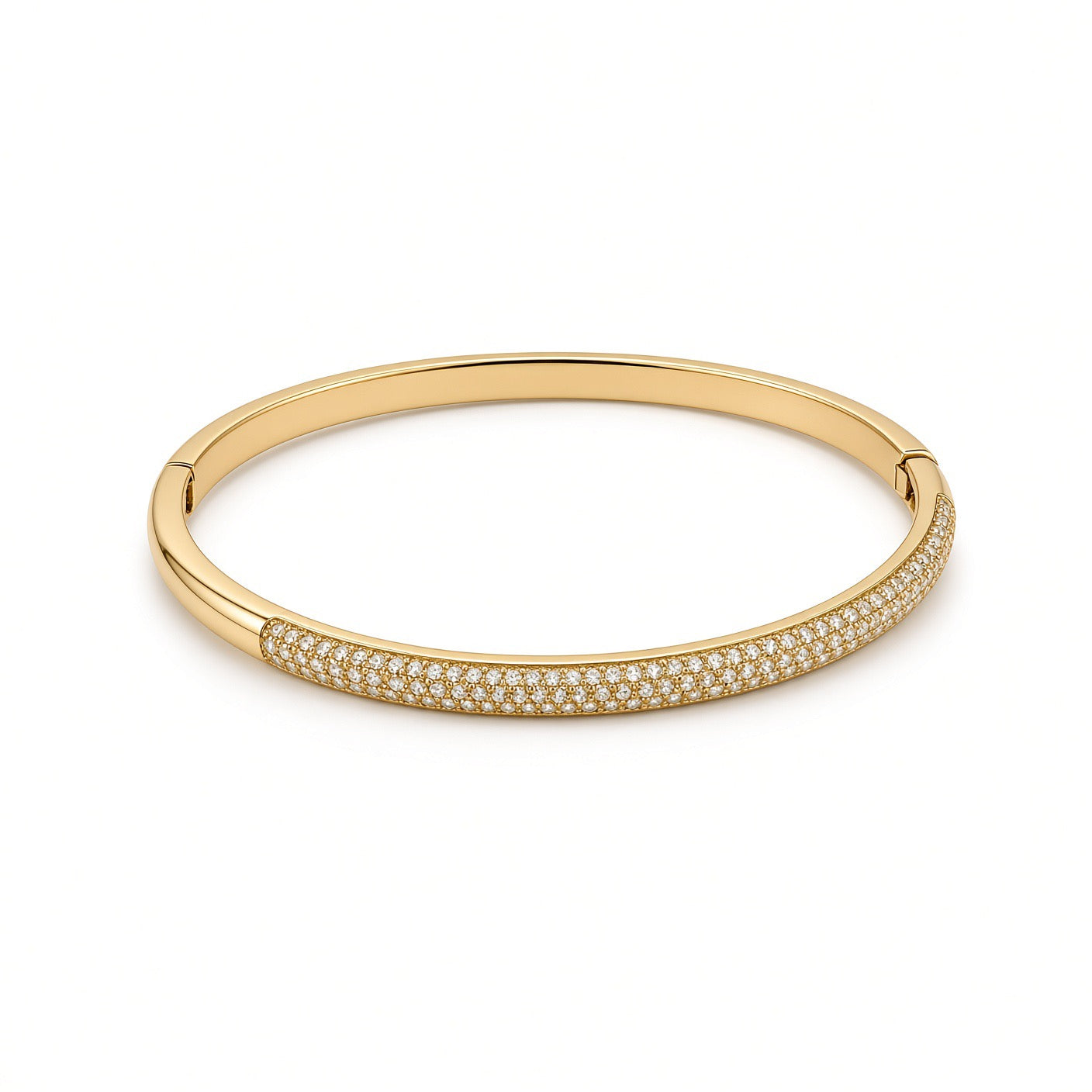 Golden Glow Pavé Bangle