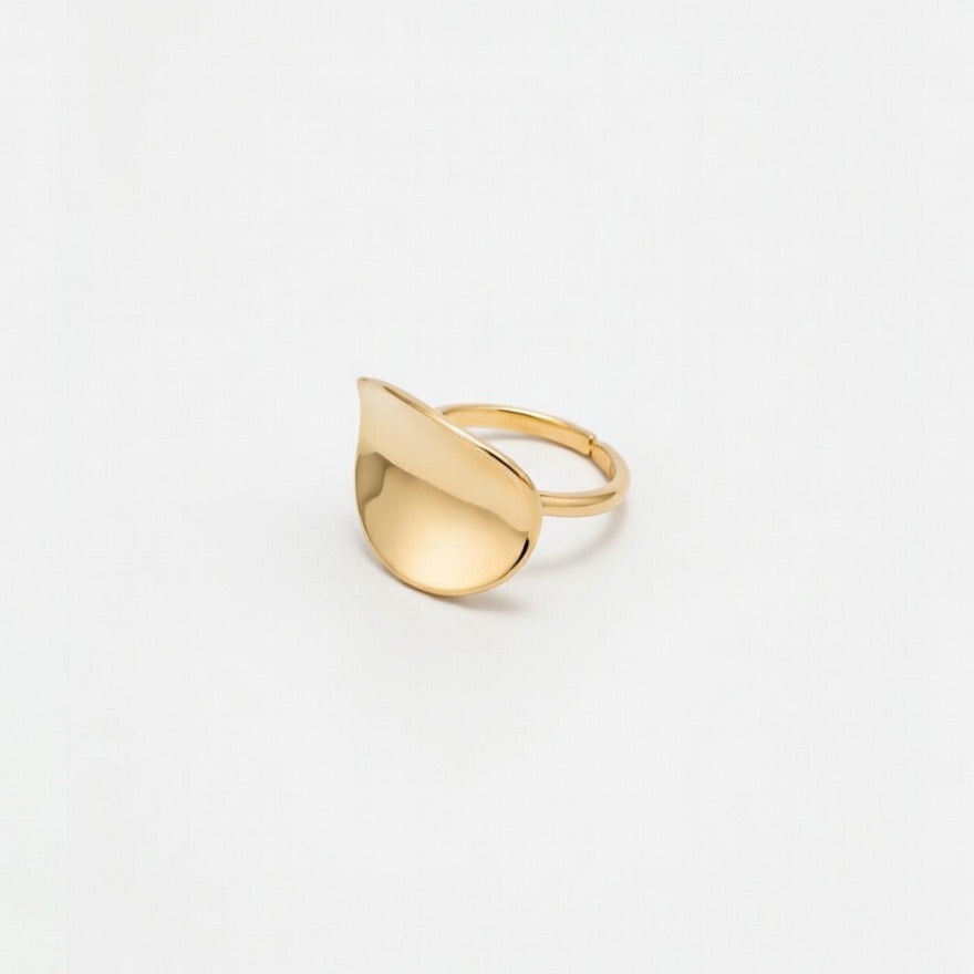 Golden Drop Ring