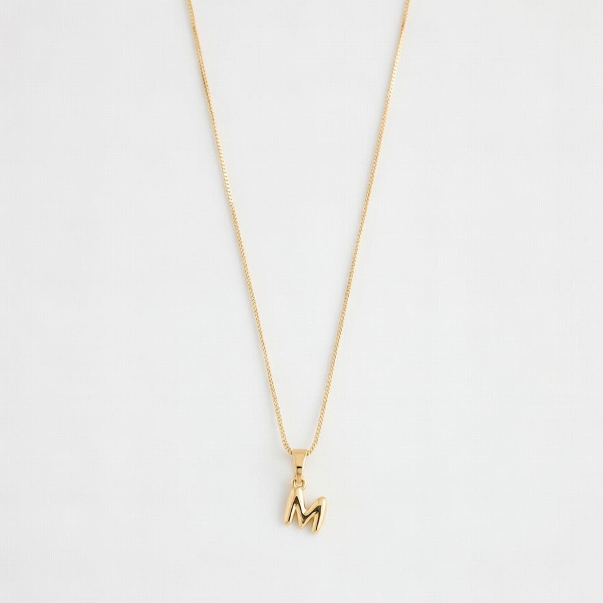 SMOOTH MINI INITIAL NECKLACE