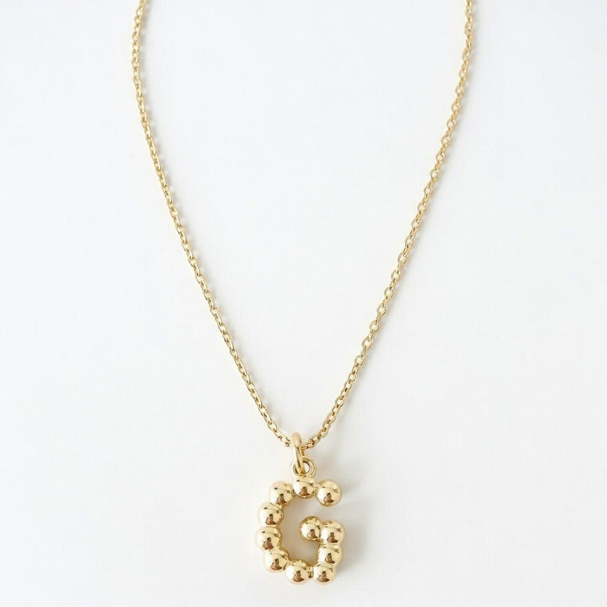 BALINESE INITIAL NECKLACE