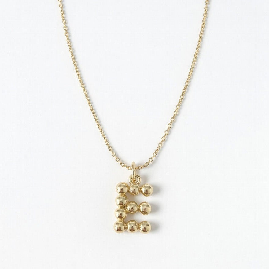 BALINESE INITIAL NECKLACE