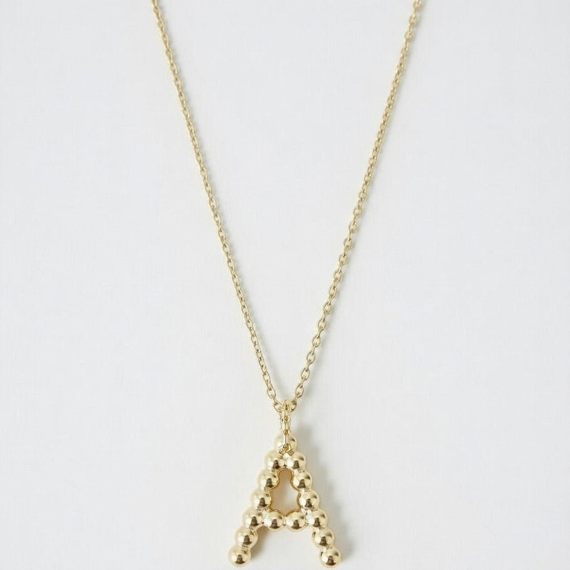 BALINESE INITIAL NECKLACE