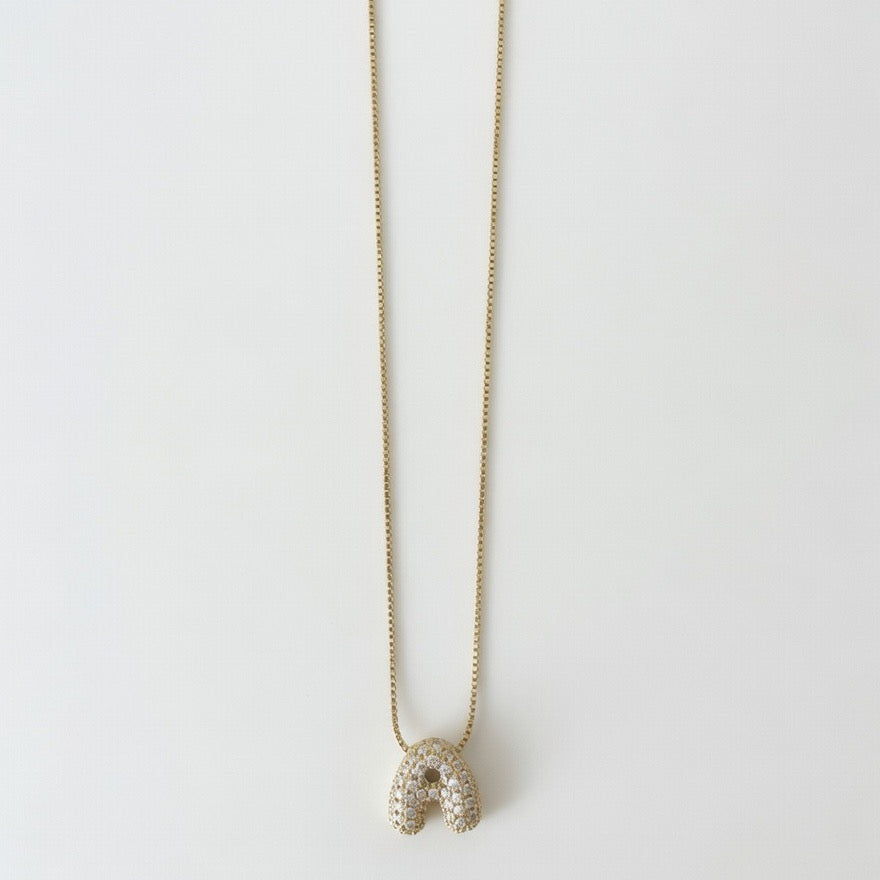 MINI JUMBO LETTER NECKLACE