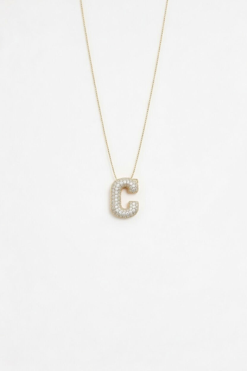 MAXI JUMBO LETTER NECKLACE