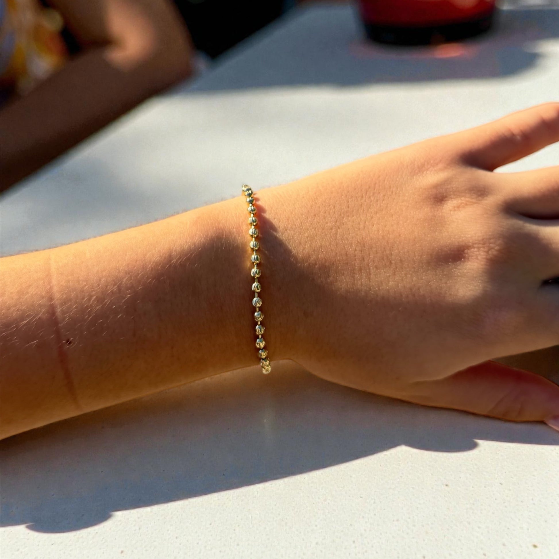 Military Chain Gold Bracelet