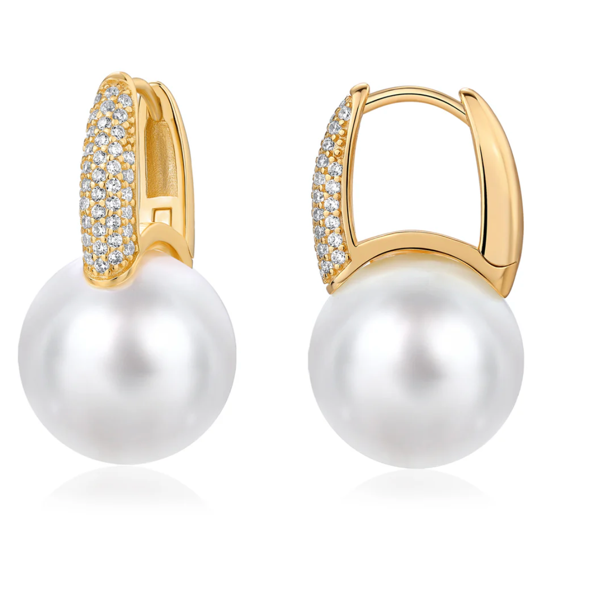 Aurelia Pearl Hoops