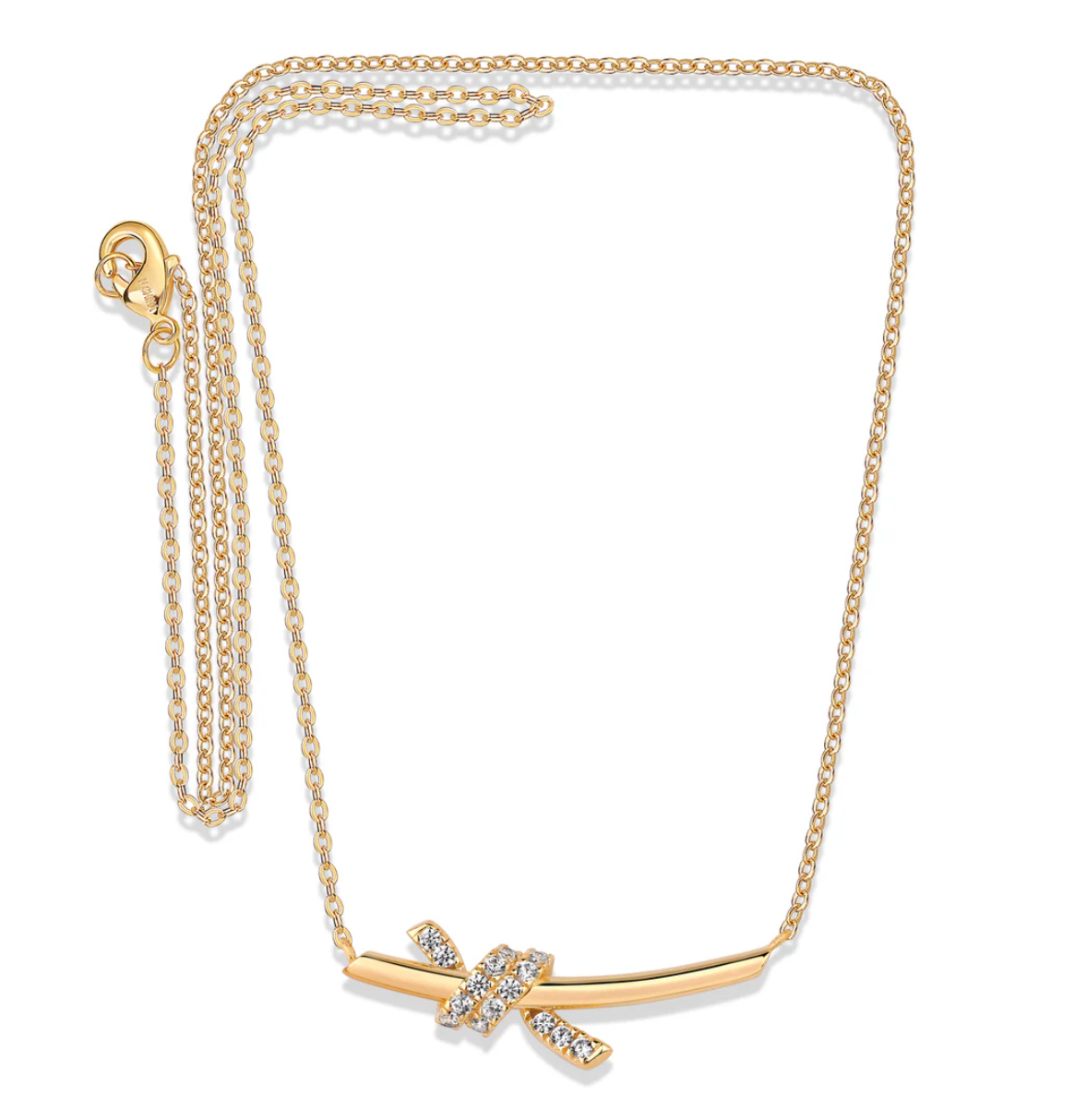 Crystal Knot Necklace