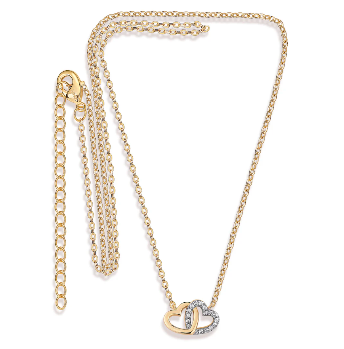 Linked Hearts Necklace