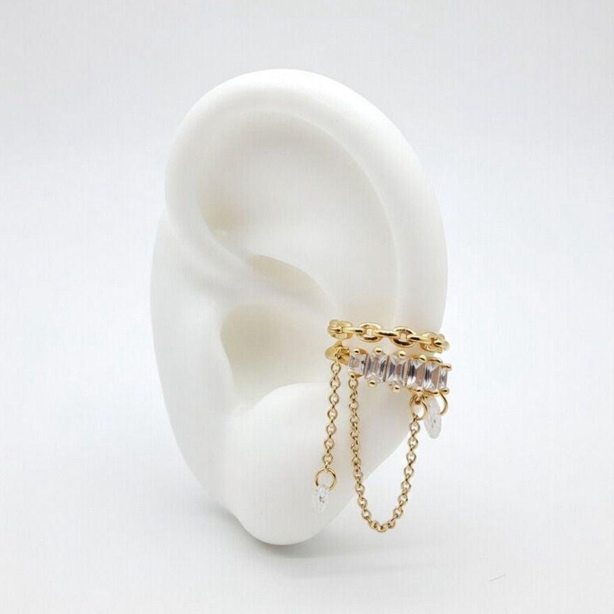 Dainty Drop Ear Cuff