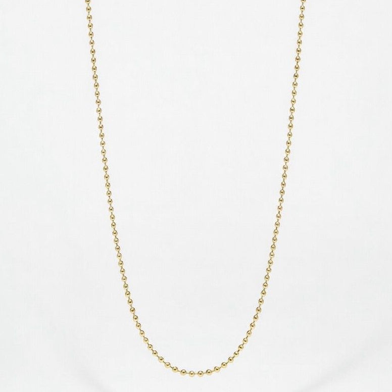 Golden Bead Chain Necklace